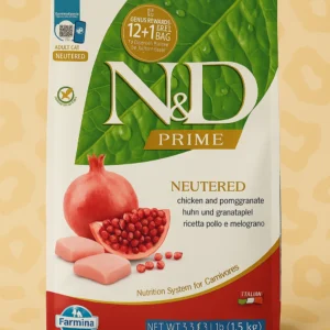 N&D Prime Neutered – Pollo fresco y granada (Adult Cat)